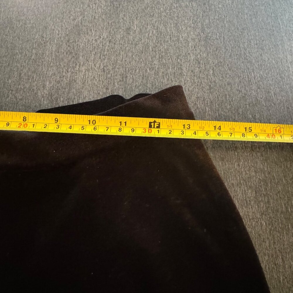 Chico's Design Women's Black Velvet Pants, Size 6 - Picture 6 of 8